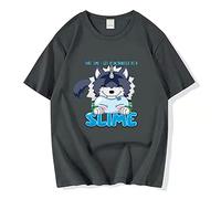 XSLGOGO Anime That Time I Got Reincarnated as a Slime T-Shirt Rimuru Tempest Cartoon Cosplay Summer Short Sleeve Top For Unisex