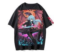 XSLGOGO Anime That Time I Got Reincarnated as a Slime T-Shirt Rimuru Tempest Personalized Printed Cosplay Costume Summer Short Sleeve for Unisex