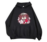XSLGOGO Anime Tian Guan Cifu Xie Lian Cartoon Print Cute Couple Hooded Sweatshirt