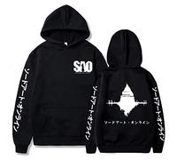 XSLGOGO Unisex Hoodie Anime Sword Art Online Hoodie Sweatshirt Kirigaya Kazuto Casual Long Sleeve Pullover Yuuki Asuna Cosplay Top
