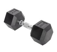 XSLRYH Rubber Encased Hex Dumbbells, 5-40 lb Cast Iron Hex Dumbbell, Multi Weight Set to Choose for Home Gym Muscle Toning, Strength Building & Full Body Workout(22.5 Pounds)