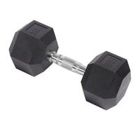 XSLRYH Rubber Encased Hex Dumbbells, 5-40 lb Cast Iron Hex Dumbbell, Multi Weight Set to Choose for Home Gym Muscle Toning, Strength Building & Full Body Workout(35 Pounds)