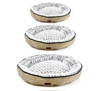 CHARLES BENTLEY Small Linen Soft Pet Bed Taupe