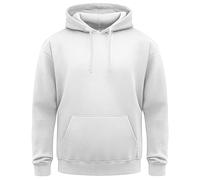 XSmall White Classic Plain Pullover Hoodie Unsex and These are Ideal for Mens and Ladies Hooded Sweatshirt