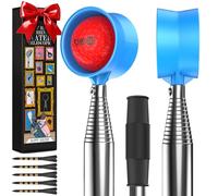 XSMSGO 9Ft/12Ft Telescopic Stainless Steel Golf Ball Retriever for Water, High Durability Double Sided Golf Ball Picker Upper, Men's and Women's Golf Accessories Gifts.