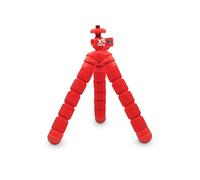 XSories Mini Bendy Compact Flexible Camera Tripod with Adjustable Ball Head for All Digital Cameras - Red