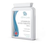 xSpan Labs Vitamin D Tablets 4000 IU - Vegetarian Vitamin D3 4000 IU - 365 | Vitamin D Tablets 4000 IU - Vegetarian Vitamin D3 4000 IU - 365 one-a-Day Easy to Swallow High Strength Micro Tablets.