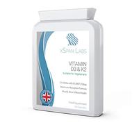 xSpan Labs Vitamin D3 3,000 IU & K2 100µg MK7 - Vegetarian Capsules