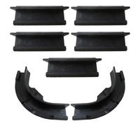 XSPANDER Performance 7 Pieces Black Lightstrip Wall Fixing Bracket Fit for Philips Hue Play Gradient Light Strips Mounting Holders for TV’s Flat and Non Flat Back