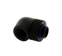 XSPC Adapter 90 Grad G1/4 Zoll AG auf G1/4 Zoll IG - drehbar, schwarz
