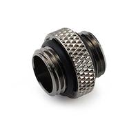 XSPC G1/4" 5mm Male to Male Fitting Black Chrome