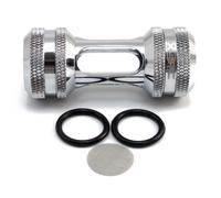 XSPC - XSPC Inline Filter 2x G1/4q IG - Chrome - 5060596650336