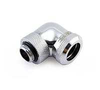XSPC G1/4 to 14mm Rigid Tubing - 90 Rotary Fitting V2 (Chrome)