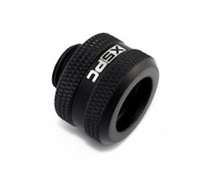 XSPC G1/4" to 14mm Rigid Tubing Triple Seal Fitting - (Matte Black)