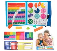 XSQD Children's Magnetic Score Education Puzzle, Addition and Subtraction Operations Learning Resources, Magnetic Digital Blocks Math Learning Set, Suitable for Kindergarten Children's Learning Toys