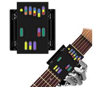 XSQD Guitar Chord Presser,Guitar Chord Assistant Practice Tool 6-Color Memory Method, Pop Song Playing Guitar Chord Trainer, Beginner Guitar Accessories Suitable For Both Adults And Children