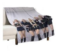 XSQING (G) I-DLE K-pop Korean Poster Group Blanket for Bed Couch Sofa Soft Lightweight Fleece Throw Blankets All Season Use Home Decor 30"x40"