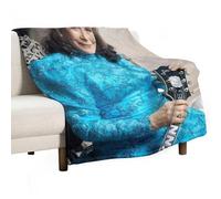 XSQING Loretta Lynn American Singer Country Music Poster Fleece Throw Blanket for Bed Couch Sofa 300GSM Super Soft And Warm Flannel Blankets Home Decor 50"x60"