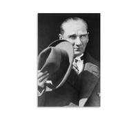XSQING Mustafa Kemal Atatürk Portrait Old Photo Wall Art Poster Prints Home Decor Picture Canvas Painting Posters 08x12inch(20x30cm)