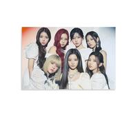 XSQING NMIXX Korean K-pop Women's Group Pop Poster Painting On Canvas Wall Art Poster Scroll Picture Print Walls Decor Home Posters 24x36inch(60x90cm)