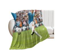 XSQING Phil Foden Football Player Famous Portrait Fleece Throw Blanket Fall Decor Home Room Blankets Flannel for Bed Couch Sofa Camping Soft 30"x40"