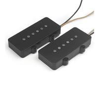 XSQKUYN Electric Guitar Pickup Set Alnico 5 Vintage Single Coil 6-String Electric Guitar Pickup Pickups N-8.1K B-8.8K Black Guitar Accessories(B)