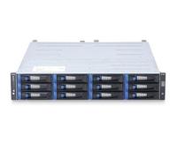 xStack 1x10GbE iSCSI SAN Array, 12 Bays, 2U Rackmount, w/ Primary Controller, w/o Drives, w/ Trays