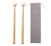Xstyle 2Pcs Timpani Stick, 14Inch Timpani Mallet with 35mm Felt Head, Medium Hard Maple Handle Mallet