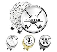 XSTZR Personalized Golf 3D Ball Marker with Photo Magnetic Hat Clip - Custom Logo/Text 1" Marker for Golfers, Gift for Men & Women, Golf Accessories Gift Set (icon)