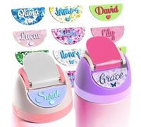 XSTZR Personalized Owala Name Plate Water Bottle Accessories,Custom Name Tag Topper for Owala,Ideal Christmas & Birthday Gift (Semicircle)