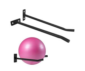 xSupport mural du support de bille de yoga - Rack de stockage multi-fonctionnel | Porte-économie d'espace pour les planches à roulettes de tapis de yoga or le matériel d'exercice | de mur