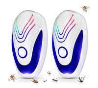 XSWCCJJ 5.0 Upgraded Ultrasonic Pest Repeller 【Deworming Effect 99.99%】 pest Repellent ultrasonic Plug in【0 Noise Cutting-Edge Technology】Light Intensity < 1 Lumen,Home,Baby Room. are Safe for People