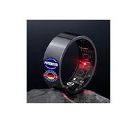 XSWCCJJ New Upgraded Smart Ring【JZ5.0 Chip & 0 Measurement Error】 IP68 Waterproof | Smart Ring Women & Men For Sports Time, Distance, Calories Waterproof Compatible Black 8#