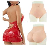 XSWL High Waist Fake Ass Enhancer Underwear Silicon butt Panty Hip Shaper Pad Silicone Buttocks For Women,Color #01,One Size