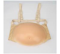 XSWL Silicone Fake Belly False Belly Baby With Shoulder Strap Velcro Fake Pregnancy Bump Acting As A Pregnant Women Costume Film Prop,XL