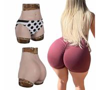 XSWL Silicone Fake Vagina Panties Insertable Silicone Gaff Shorts Tuck-friendly Pants for Shemale Transgender,Nude,One Size