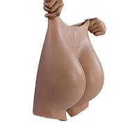 XSWL Silicone Panty Hip Enhancer Shapewear Crossdresser Panties Butt Padded Push Up Panty for Transgender Women Fake Hips (A, COLOR2)