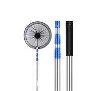 XSWLYY fishing net Fishing Landing Net Telescopic Fishing Net for Fishing Stainless Steel Folding Landing Nets for 170CM 210CM 220CM fish net (Color : Blue, Size : 220cm)