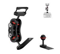 XSYALRHE Radar Detector Mount, Aluminum Rearview Mirror Rod Radar Bracket, Suitable for Uniden Radar Model