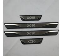 XSYing 4 pcs Car Kick Plates for Volvo Xc90, Stainless Steel Kick Plates Car Threshold Scuff Plate Styling Accessories