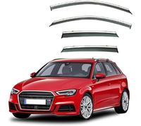 XSYing 4pcs Car Wind Deflectors for Audi A3 Hatchback MK3-8V 2014-2020, Side Window Sun Rain Guard Driving Comfort with Window Visors