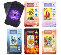 XSYLOHXL Tarot Cards with Meanings on Them for Beginners Classic Learning Training Tarot Deck Set with Message for Reading