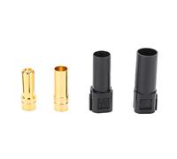 XT150 Connector Adapter Plug Set Male Female High Current 100A 150A Peak Gold Plated Copper Banana Plugs for RC Car Airplane Boat Models Plastic Nylon Protective Cover