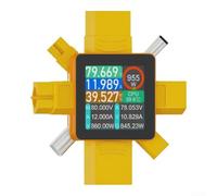 Xt369 High Digital Voltmeter Current Tester Featuring 16 Bit For Adc For Uav Aircraft Power Supply Analysis Tool(orange)