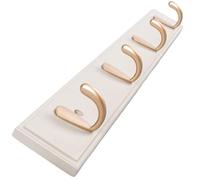 Xt4rPc2gD Wall-Mounted Coat Rack No Need to Drill Holes Enter The Door Hang Clothes Hooks Wall in The Fitting Room, Hats in The Entrance Hangers On The Coat Hooks(White,Medium)