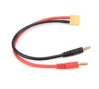XT60 Connector, 12AWG 22Cm Adapter Cable XT60 Male Connector to Banana Plug 4mm Xt60H Plug Cable for B6 LiPo Battery Charger