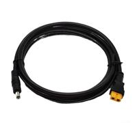 XT60-DC5521/5525 Solar Charging Cable 1.5m 16AWG for Power-Station | XT60-DC5521/5525 adapter, DC 5.5mm x 2.1mm/2.5mm connector, power-station compatible, solar panel connector