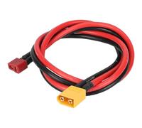 XT60 Male to T Female Adapter Cable, 70cm 12AWG Power for RC Scooter Battery Connection, Red