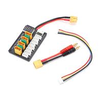 XT60 Parallel Charging Board Silicone Cable XT60 Connector Parallel ChargingAdapter for Model Battery 3S 4S