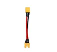 XT60 Parallel Y Splitter Cable, 14AWG High Current Silicone Wire with Male & Female Connectors for RC Drone Car Battery Extension, 3-Way Power Adapter(1 male to 2 female)